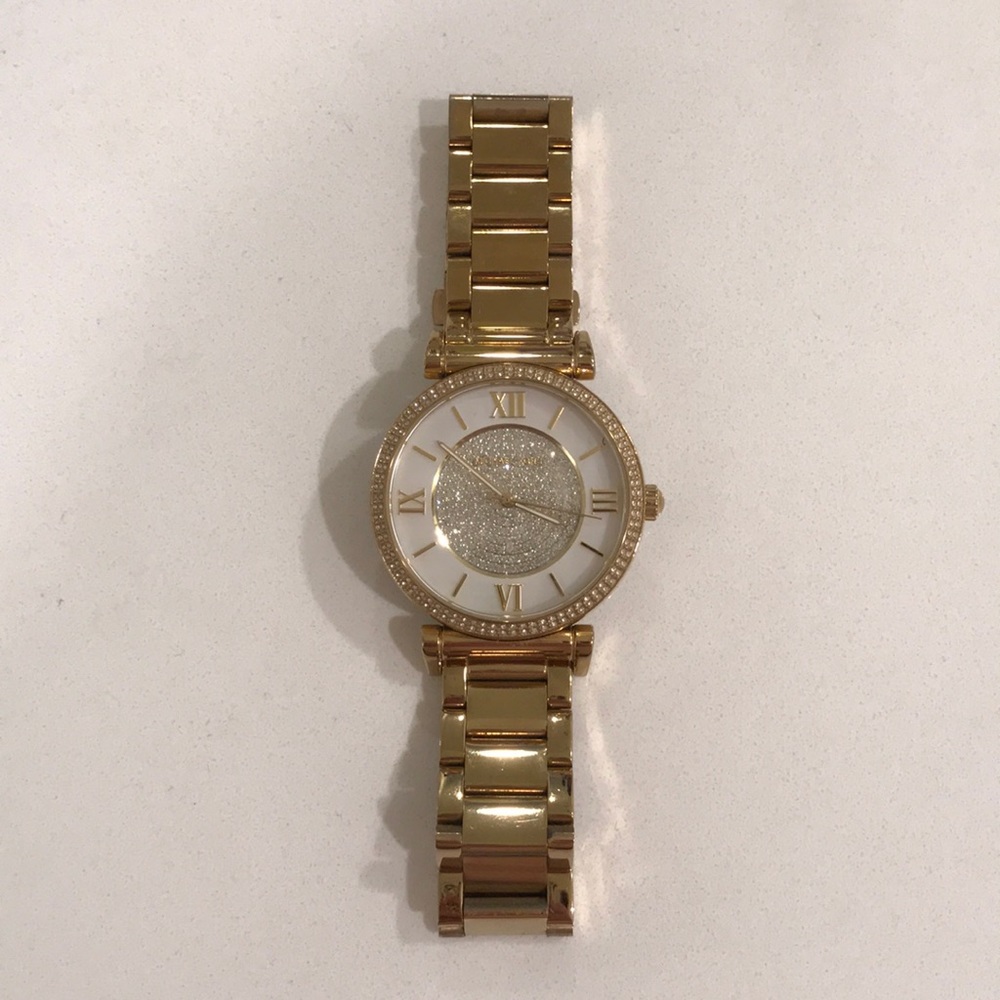 Gold Michael Kors watch
